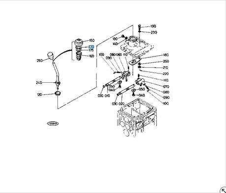 Genuine Kubota Internal Circlip 04611-00380