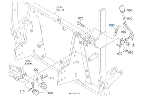 Kubota Control Lever Spring K6073-64362 | Genuine Kubota Part