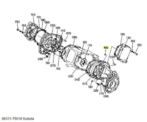 Kubota Expansion Plug 06311-75018 - OEM Engine Crankcase Plug