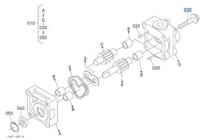 Kubota Flange Bolt 01754-50845 - Genuine OEM Fastener