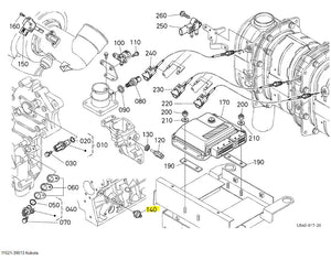 Kubota Fuel Switch 11521-39013 | OEM Sensor for L & M Series Tractors