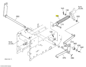 Kubota HST Damper B2710 - 6C350-43350 