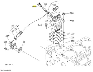 Kubota Jet‑Start Valve Cock Assembly 14311‑60505 | OEM Injection Pump Part