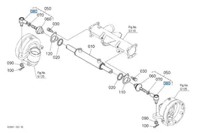Kubota Front Propeller Shaft Coupling K2561-14113 - Genuine OEM Part for BX Series Tractors