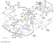 Kubota K5255-72630 Center Cover | OEM Replacement for GR1600EC2 and RCK42GREC2 Mower Decks