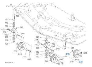 Kubota K5763-74270 Bushing 0.75 I.D. - Genuine Gauge Wheel Replacement Part