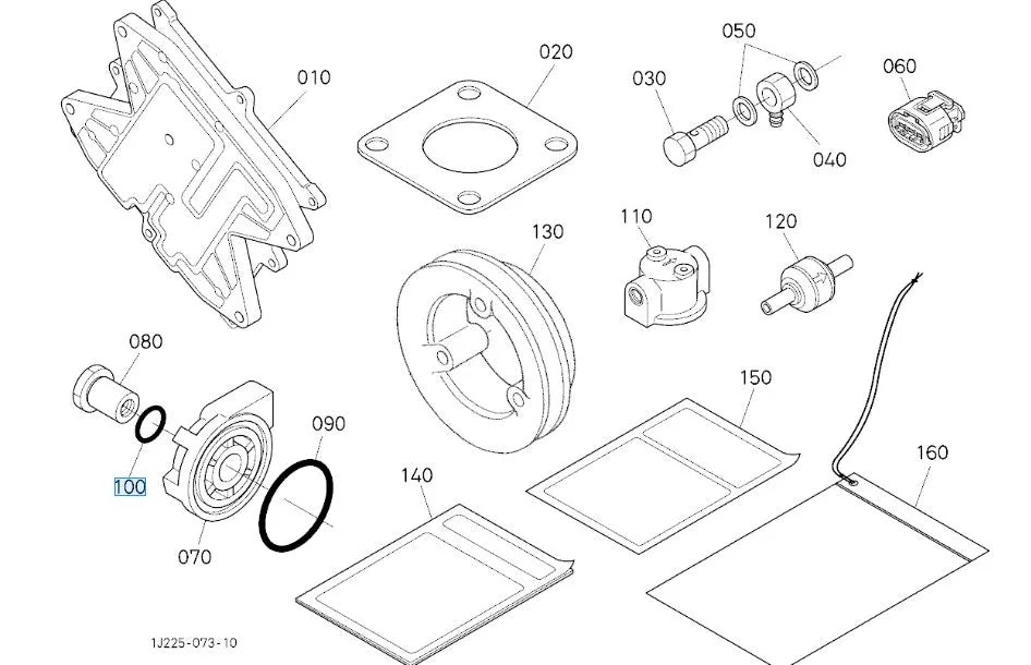 Kubota O-Ring 04817-07220 - OEM Seal for PTO Pulley and Hydraulic Valve Assemblies