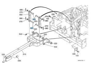 Kubota Pin Joint 05122-51440 - OEM Mower Linkage Pin for Front-Mount Mowers