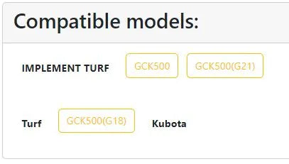 Kubota Plate Bottom K6072-63750 | Durable Replacement for GCK500 Series
