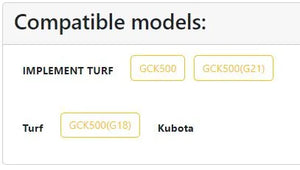 Kubota Plate Bottom K6072-63750 | Durable Replacement for GCK500 Series