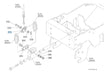 Kubota PTO Wire Bracket K1310-25442 - Genuine OEM Bracket for G Series