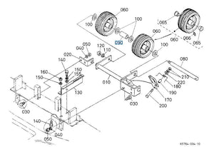 Kubota Rear Wheel Collar K5763-44182 | Genuine Kubota Part