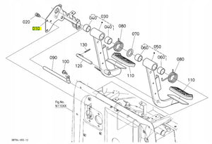 Kubota Reinforced Stop Sensor Bracket 3B794-44073 – Fits M5091HC-GE and M5111HC-GE