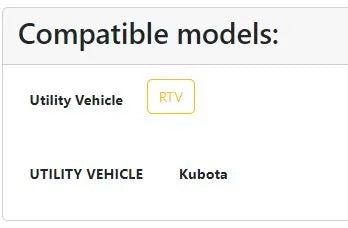 Kubota Seat Assembly PA K7591-56830 | Durable Replacement for RTV-X Series