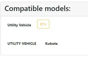 Kubota Seat Assembly PA K7591-56830 | Durable Replacement for RTV-X Series