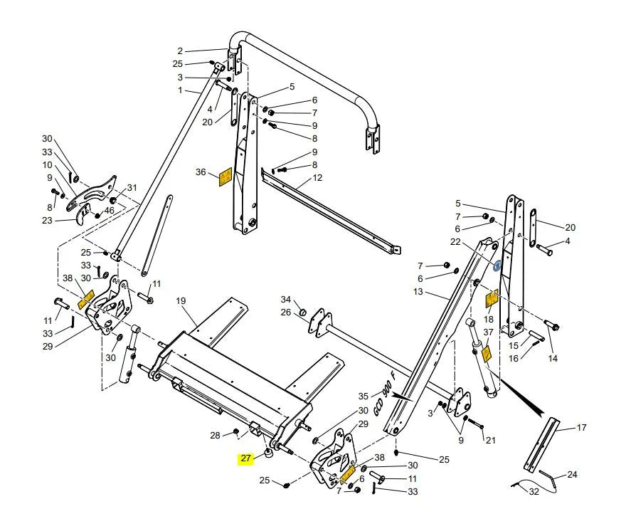 Kubota Silent Bloc STUD 40x25x10 - OEM 00846-72180 | Grass Collector Mount
