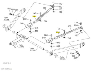 Kubota Stabilizer Pipe 6C070-65320