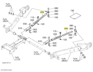 Kubota Stabilizer Plate 6C072-65330 