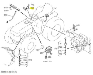 Kubota Starter Switch 6C040-55452 