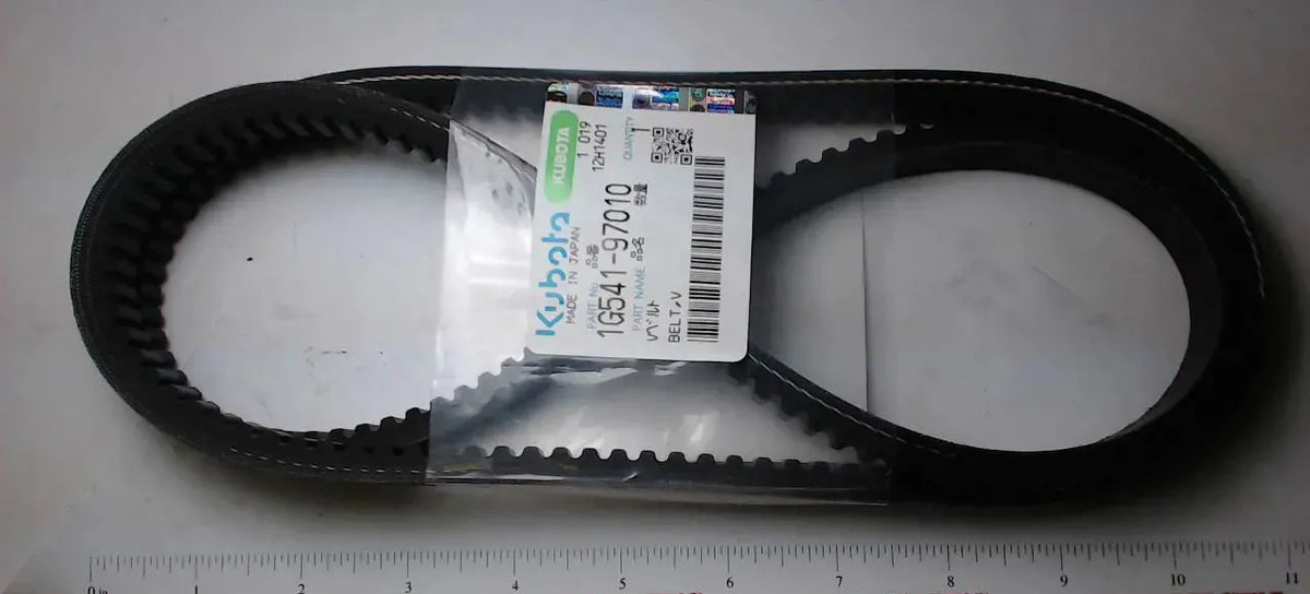 Kubota V-Belt (1G541-97010) - OEM Replacement for KX080-3, M108, M8200, M8540, M9000, M9540 Series