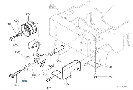 Kubota Washer K1122-41263 - Genuine Plain Washer for PTO & Steering Assemblies