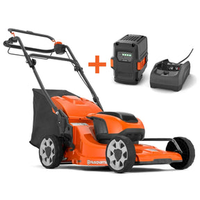 Husqvarna LC 142iS Self-Propelled Battery Lawnmower with Battery & Charger