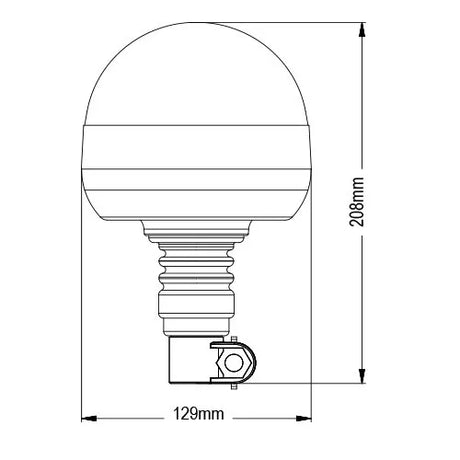 247 LED Adventure Flexi Pole Mount Compact Beacon