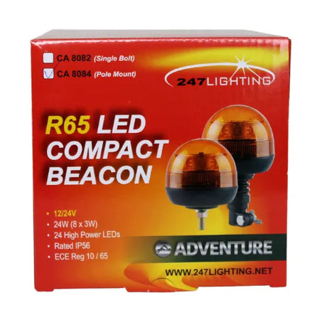 247 LED Adventure Flexi Pole Mount Compact Beacon