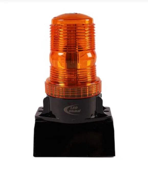 LED Bolt Down Beacon LG677 - Amber Flash, IP67, ECE R10 Approved Forklift Warning Light