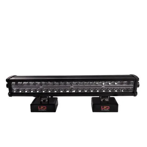 LED Global 120W LED Light Bar 22" with White Position Light - 12,000 Lumen - LG825
