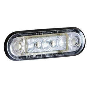 LED Global 12/24v LED Flush Marker Light-Red