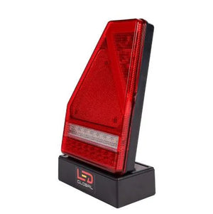 LED Global 9-33V LED Triangular Combination Tail Light with Built-In Smart Resistor (LH)