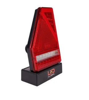 LED Global 9-33V LED Triangular Combination Tail Light with Built-In Smart Resistor (RH)