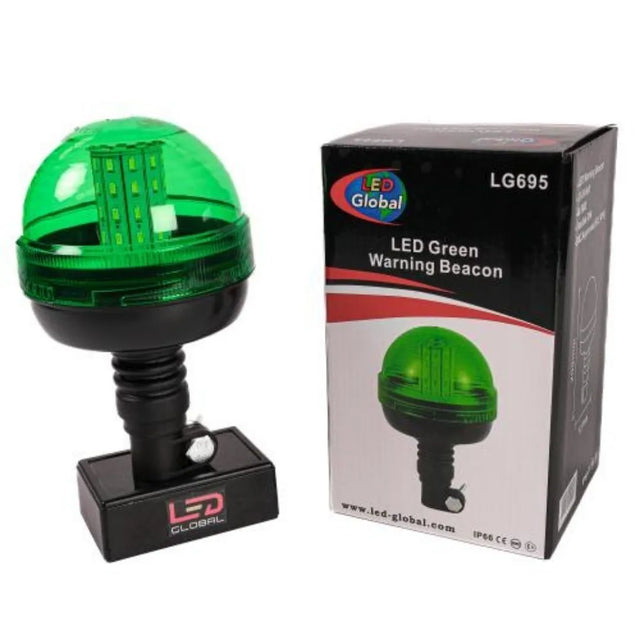 LED Global Pole Mounted Beacon-Green