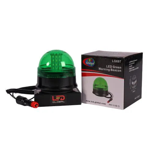 LED Global Magnetic Mounted Warning Beacon-Green 