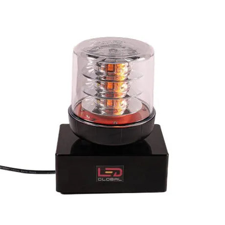 LED Global One Bolt Clear Lens Warning Beacon