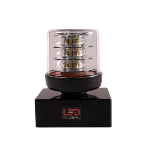 LED Global One Bolt Clear Lens Warning Beacon