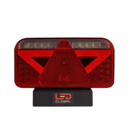 LED Global Rectangular Combination Tail Light with Triangle RH
