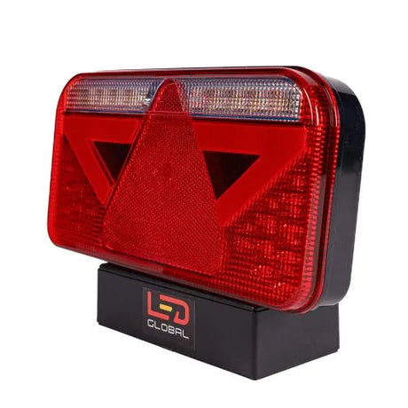 LED Global Rectangular Combination Tail Light with Triangle LH