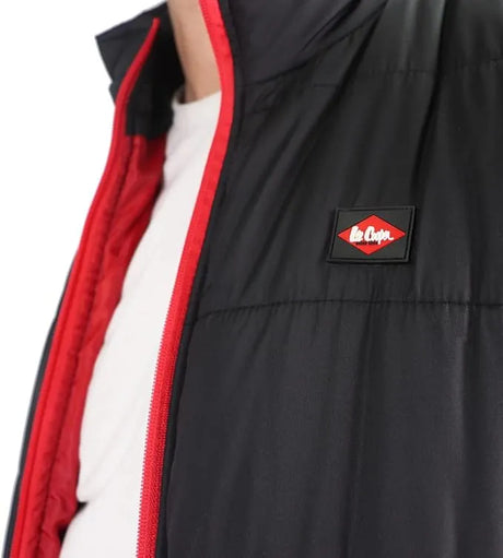 Lee Cooper LCVST706 Men's Lightweight Padded Work Bodywarmer | Water-Resistant Safety Vest