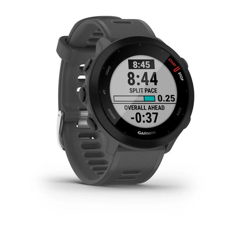 Garmin Forerunner 55 GPS Smartwatch Grey | Lightweight, Long Battery Life, Advanced Training Features