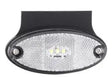 LED Oval Marker Light with Bracket WHITE