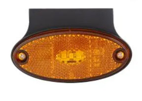 LED Oval Marker Light with Bracket (AMBER)