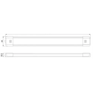 LED Global 12/30v LED Short Interior Light 1200 Lumen