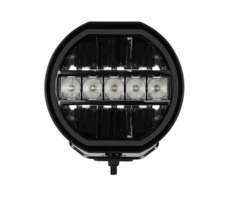 LED Global 7" LED Driving Light with Boost Function - 9600 Lumens, White/Amber Position Light