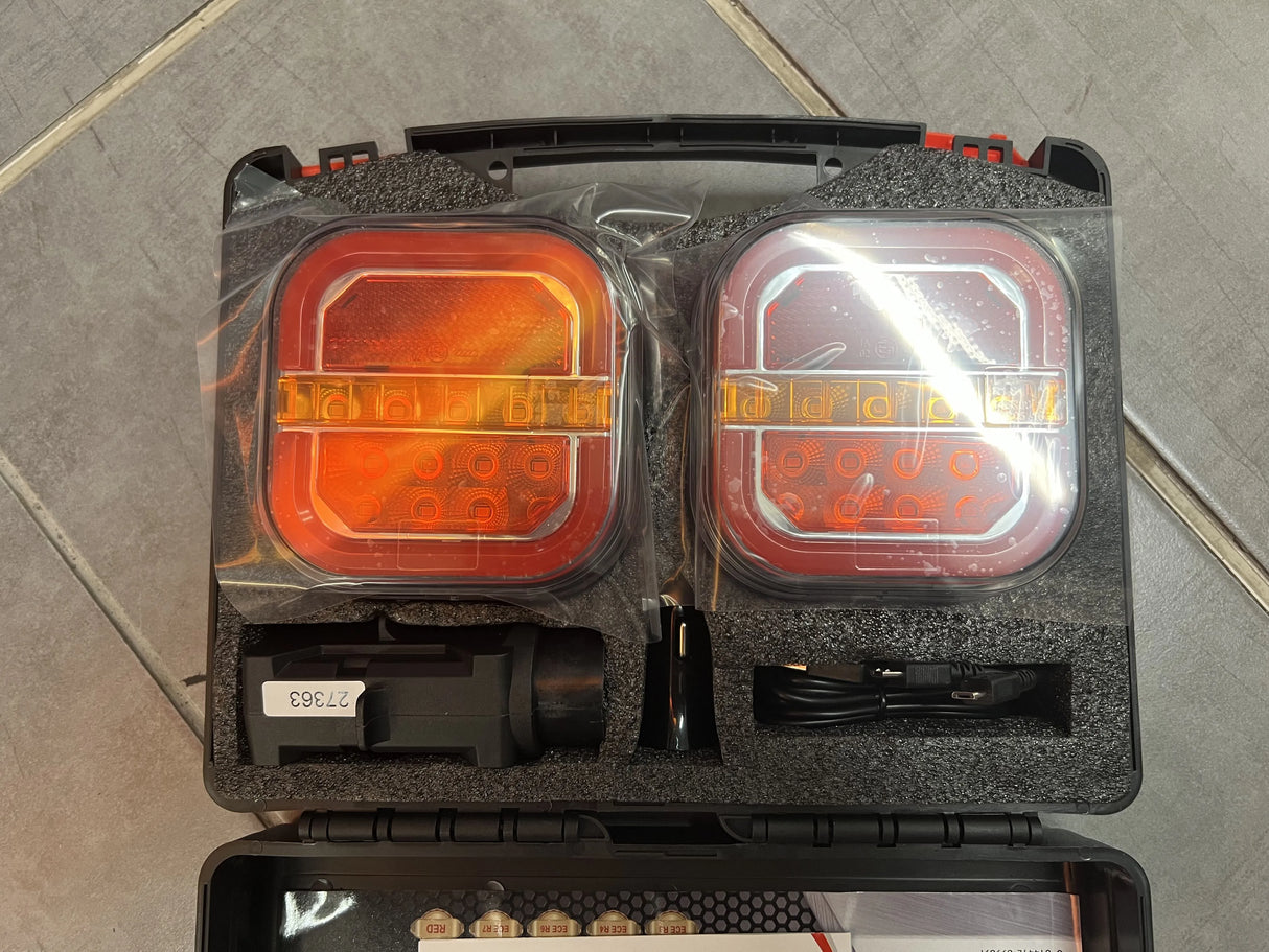 LED Global Wireless LED Magnetic Trailer Tail Light Kit
