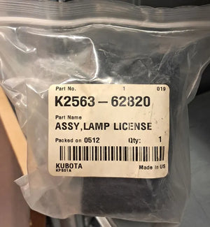 Light Number Plate BX2 K256362820