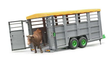 Bruder Livestock Trailer With Cow