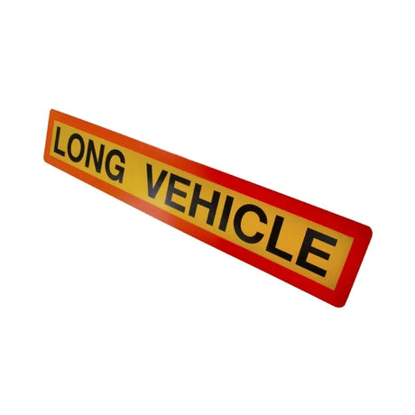 Long Vehicle Sign 1265x225 | Reflective Aluminium Road Safety Sign