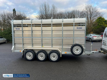 M-Tec 14ft x 6ft Tri Axle Livestock Trailer